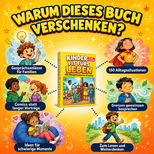 Kinder fit fürs Leben: 150 Alltagssituationen im Comic